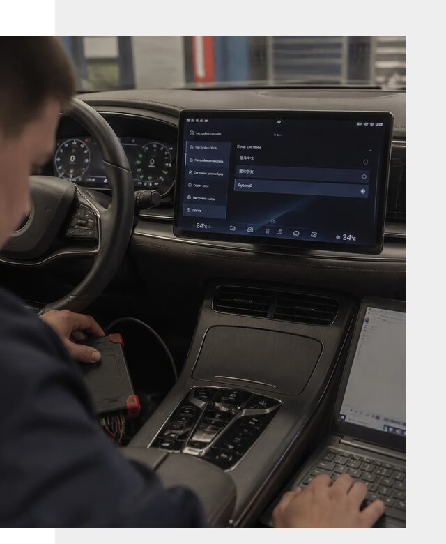 Русификация автомобиля BYD HAN для эксплуатации в Глазове