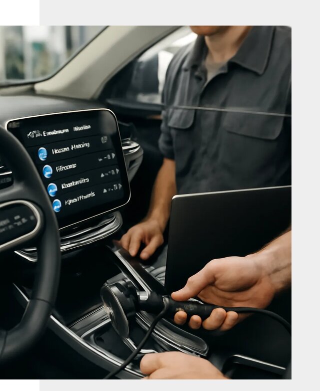 Установка приложений Geely для мультимедиа автомобиля в Глазове
