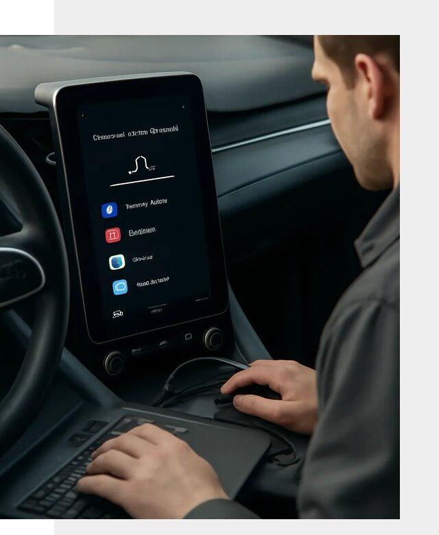 Установка приложений Lynk Co на автомобиль в Глазове